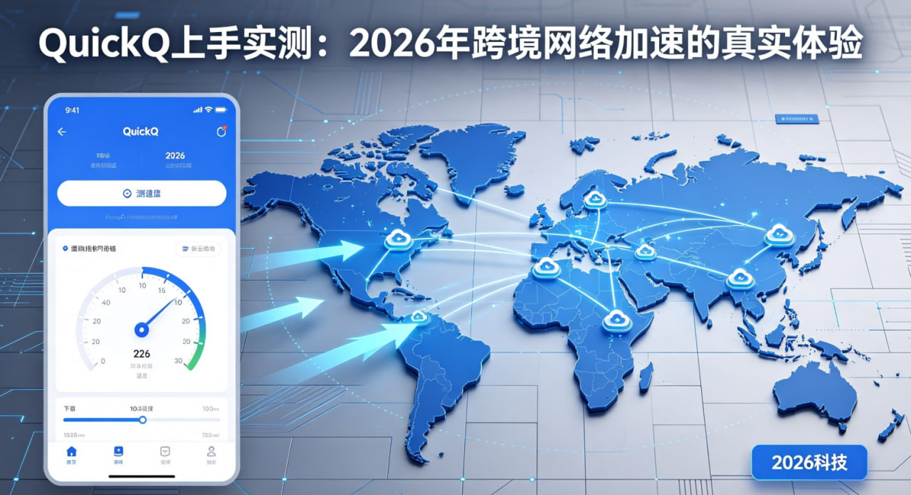 QuickQ上手实测：2026年跨境网络加速的真实体验